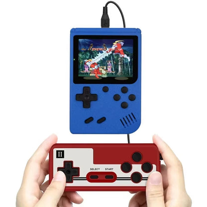 Retro Portable Mini Handheld Video Game Console 8-Bit 3.0 Inch Color LCD Kids Color Game Player Built-In 400 Games